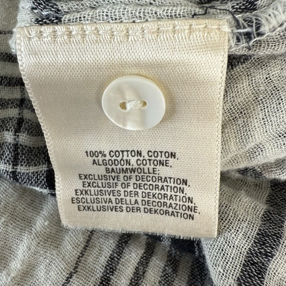 Anthropologie Plaid Embroidered Tunic Top Womens Medium Boho Western Rustic - Picture 10 of 13